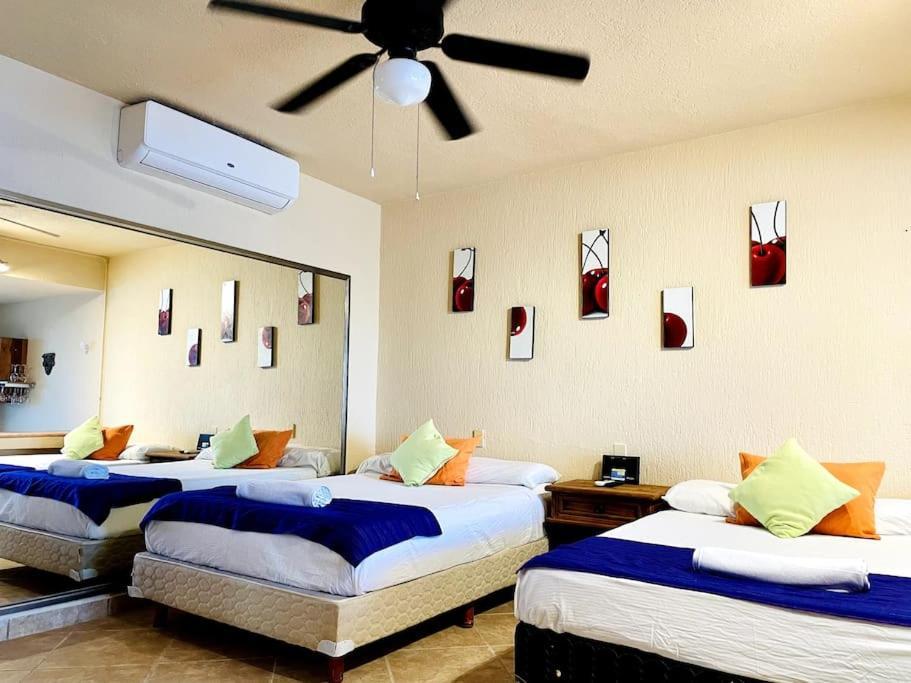 Punta Me Apartment Beach Front In The Hotel & Waterpark Cancún Buitenkant foto